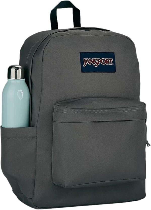 JanSport SuperBreak Backpack – Durable, Lightweight Premium Backpack – Graphite Grey