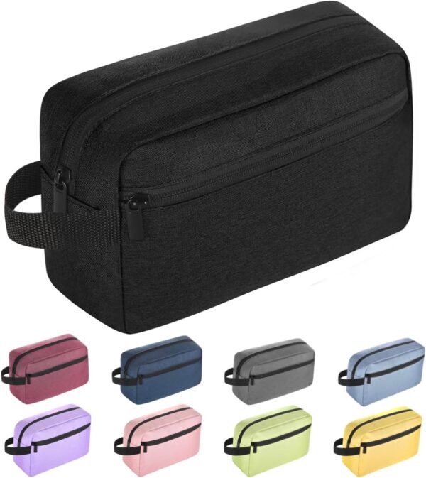 Travel Toiletry bag Toiletry bag for women men Hanging toiletry bag Cosmetic bag Travel accessories Gift for Women Men Girls (Black)