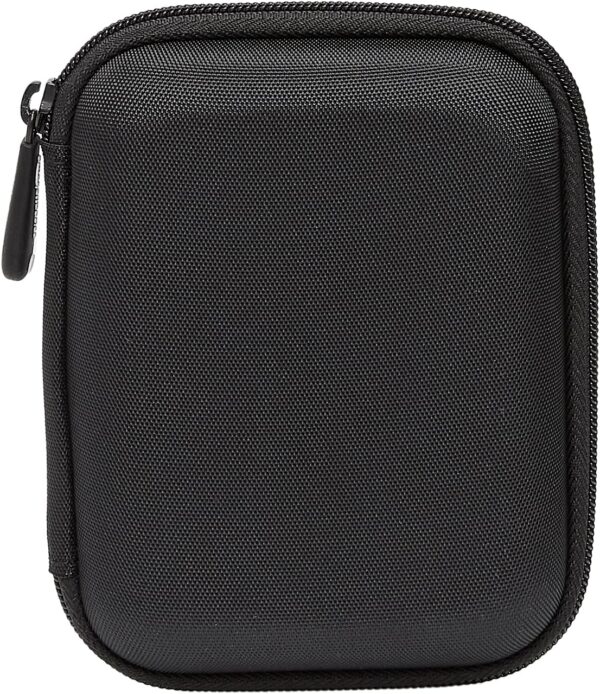 Amazon Basics Small Hard Shell Carrying Case For My Passport Essential External Hard Drive 1 Pack, Black