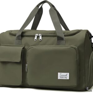 Travel Duffel Bag with Shoes Compartment Sports  …..