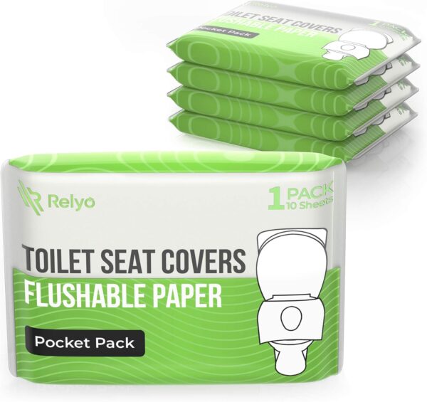 Toilet Seat Covers Paper Flushable (50 Pack) – XL …