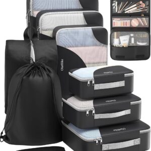 ALL INCLUDED 10 Set Sturdy Packing Cubes for Suitc…