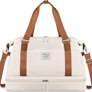 ETRONIK Weekender Bags for Women, Gym Bag with Sho…