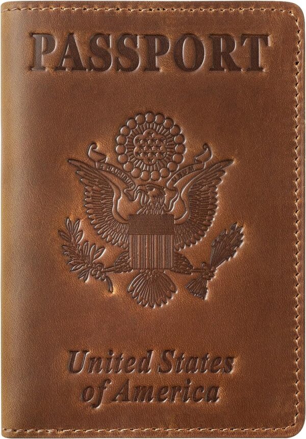 Jack&Chris Leather Passport Holder, Passport Trave…