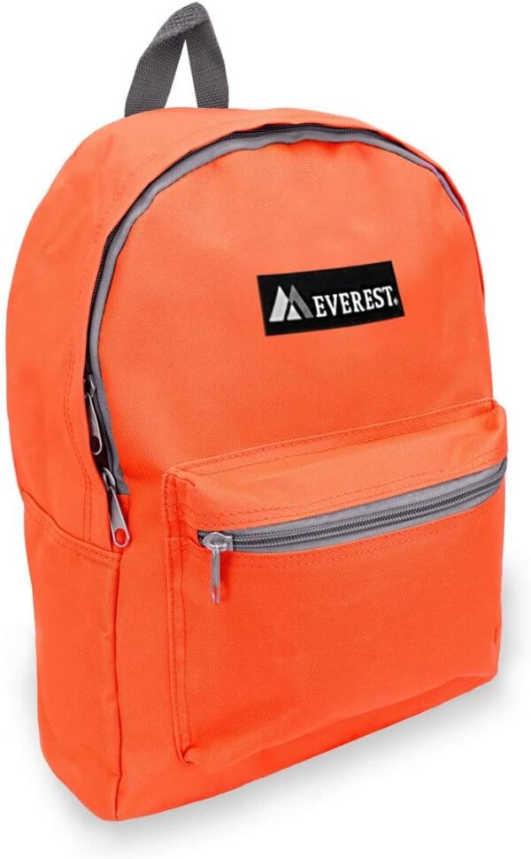 Everest Basic Backpack, Tangerine, One Size