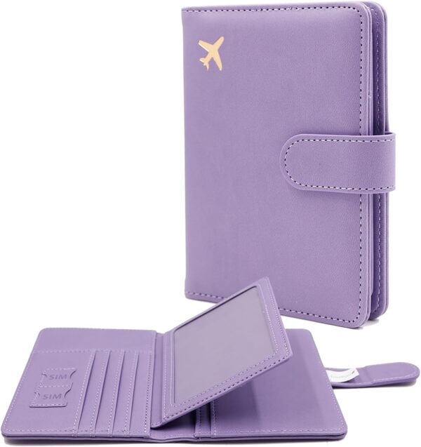 Deziliao Passport Holder for Women and Men, Passpo…