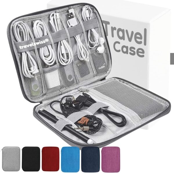 Travel Case Carry Pouch Electronic Accessories Org…