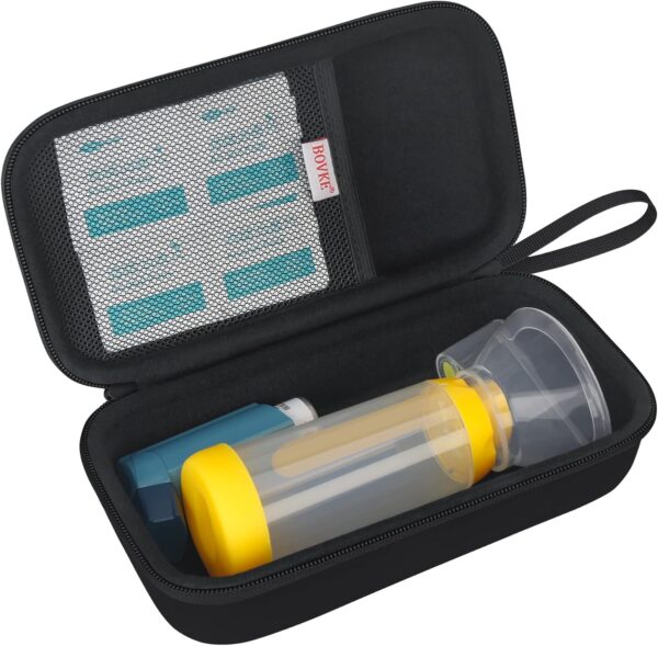 BOVKE Hard Travel Case for Asthma Inhaler, Inhaler…