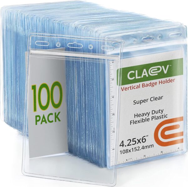 Claev Fast Seal Vertical 4×6 Passport & Card Holde…