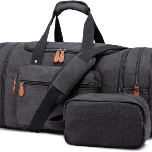 Sucipi Duffle Bag for Men Canvas Travel Duffel Bag…