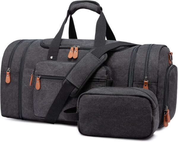 Sucipi Duffle Bag for Men Canvas Travel Duffel Bag…