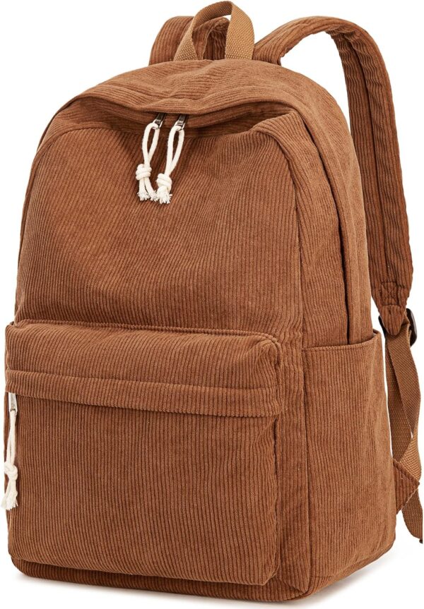 School Backpack for Teens Large Corduroy Bookbag L…