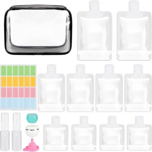 Travel Pouches 16 PCS Refillable Travel Pouch for …