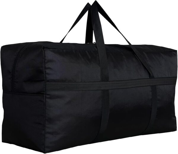 Extra Large Storage Duffle Bag with Zippers and Ha…