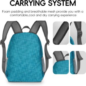 Lightweight Hiking Backpack for Women, Skyblue, 15…