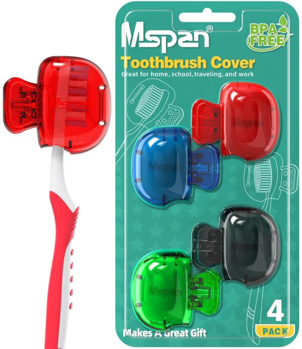 Mspan Toothbrush Head Cover Cap: Toothbrush Protec…