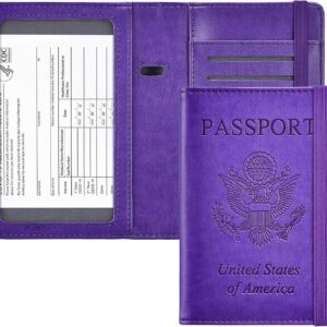 HerriaT Passport and Vaccine Card Holder Combo,Cov…