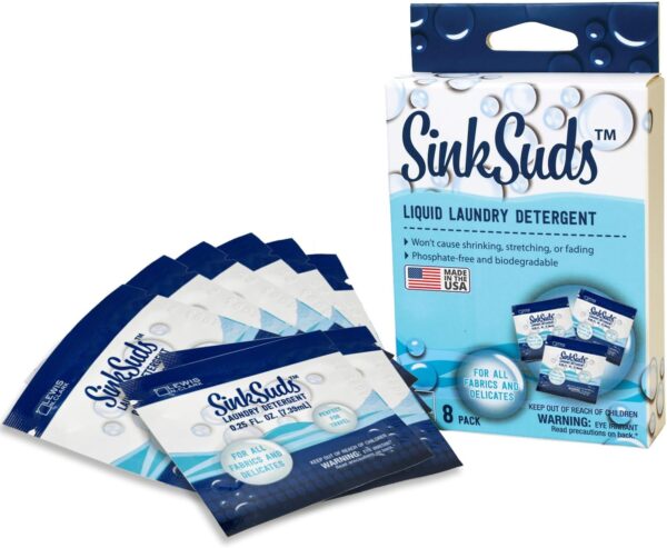SinkSuds Laundry Detergent, Travel Size Liquid Soa…