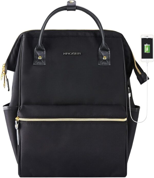 KROSER Laptop Backpack 15.6 Inch Stylish Backpack …