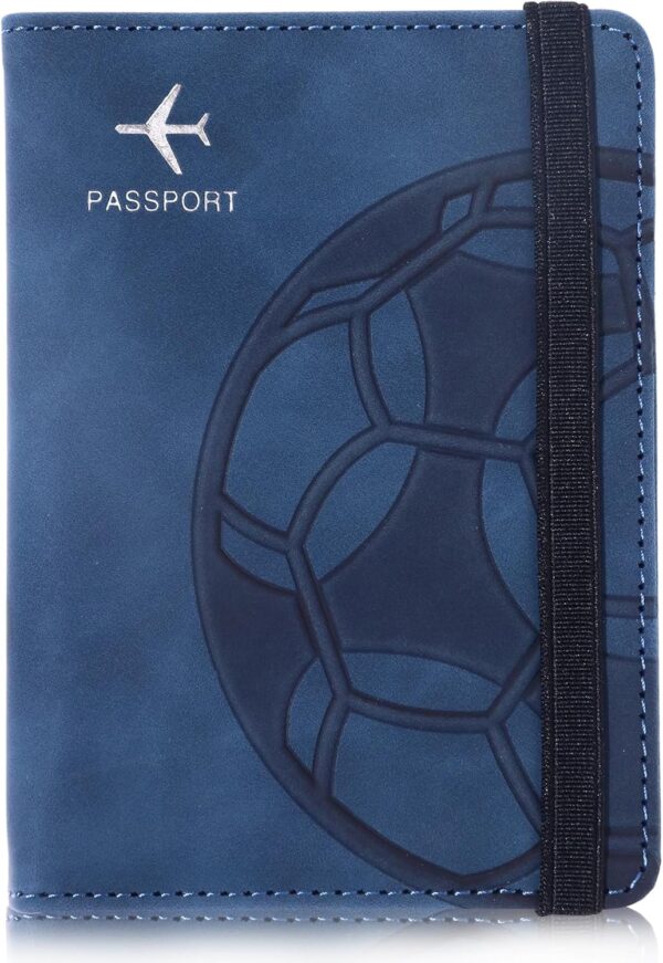 Passport Holder and Card Slot Combo RFID Blocking …