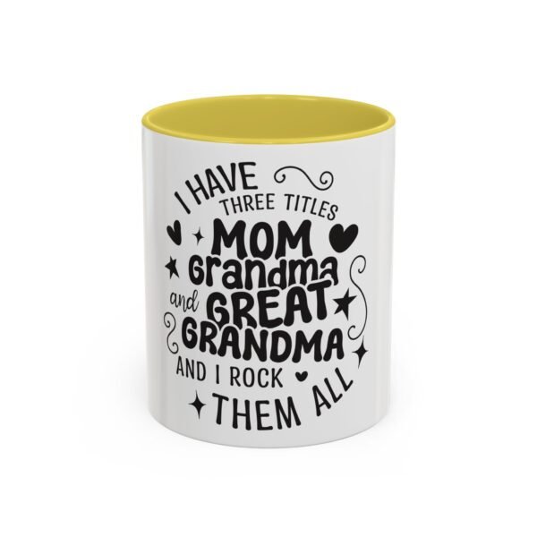 RML Colorful Grandma Mugs | I Have Three Titles | Perfect Gift for Mothers Day, Birthdays, or Just Because | Fun Drinkware - Image 41