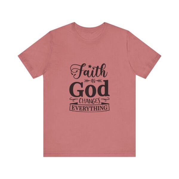 Faith-Inspired Unisex Tee - Motivational Shirt, Religious Apparel, Gift for Believers, Christian T-Shirt, Inspirational Wear - Image 5