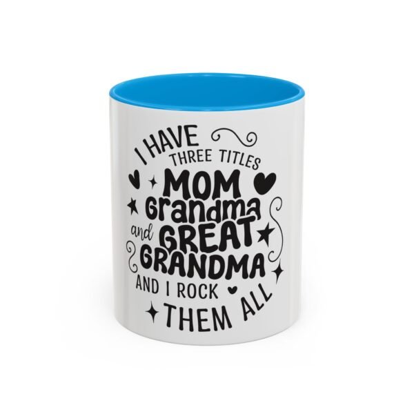 RML Colorful Grandma Mugs | I Have Three Titles | Perfect Gift for Mothers Day, Birthdays, or Just Because | Fun Drinkware - Image 17