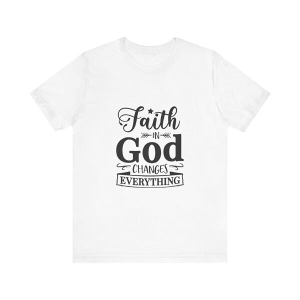 Faith-Inspired Unisex Tee - Motivational Shirt, Religious Apparel, Gift for Believers, Christian T-Shirt, Inspirational Wear