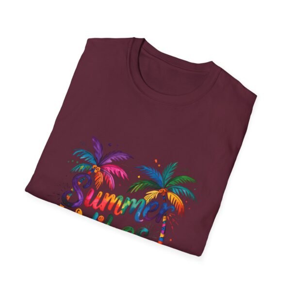 Summer Vibes Unisex Softstyle T-Shirt, Beachwear, Gift for Travelers, Summer Apparel, Tropical T-Shirt, Vacation Tee - Image 12