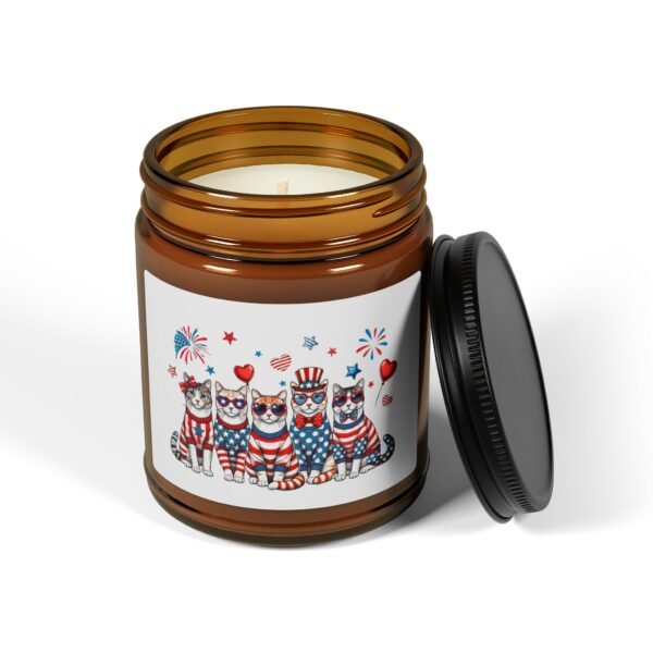 Scented Soy Candle - America Lightning Design, Patriotic Home Decor, Gift for Independence Day, Relaxation, Aromatherapy Candle - Image 6