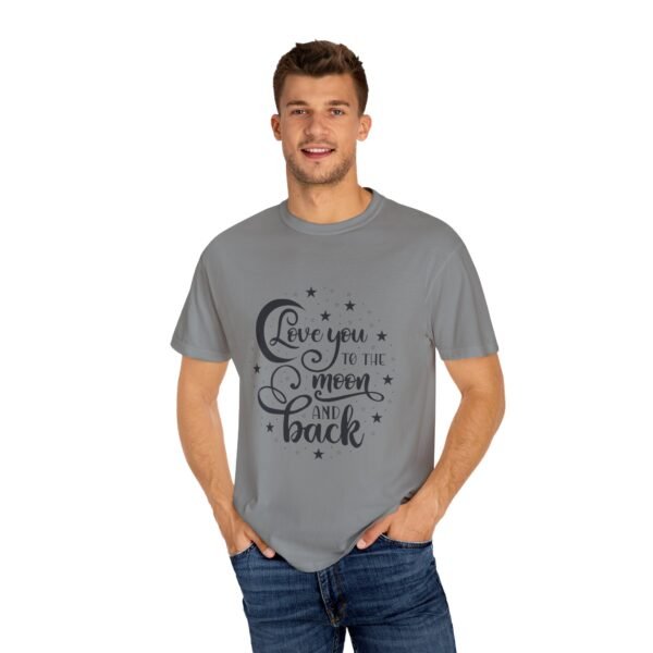 Love You to the Moon and Back Unisex T-Shirt | Cute Gift for Him/Her, Relaxed Fit Tee, Relationship Gift, Gift for Parents, Couple's Shirt - Image 27