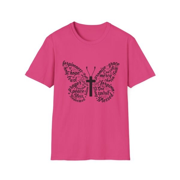 Inspirational Butterfly Graphic T-Shirt, Faith Shirt, Religious Tee, Gift for Believers, Spiritual Apparel - Image 40