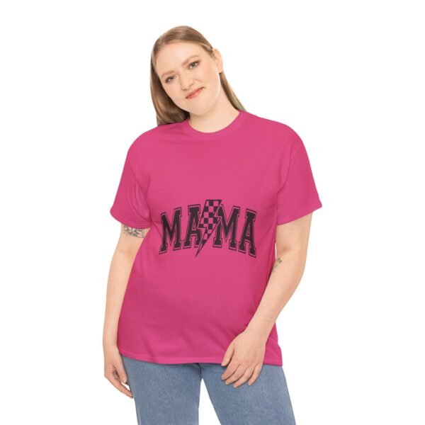 Mama Lightning Bolt Graphic Tee, Fun Gift for Moms, Casual Everyday Wear, Mother's Day Shirt, Mom Life Tee, Trendy Unisex Top - Image 6