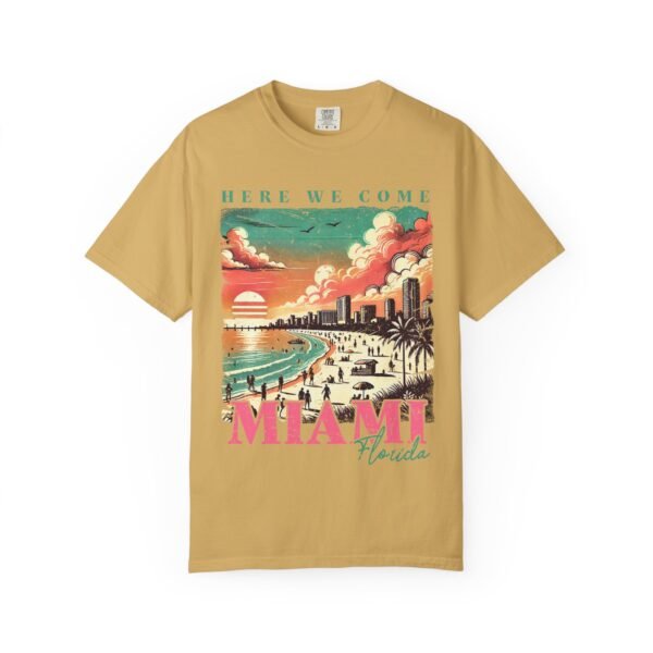 Miami Sunset T-Shirt, Vintage Florida Tee, Retro Beachwear, Summer Vacation Shirt, Unisex Graphic Tee, Travel Apparel - Image 24