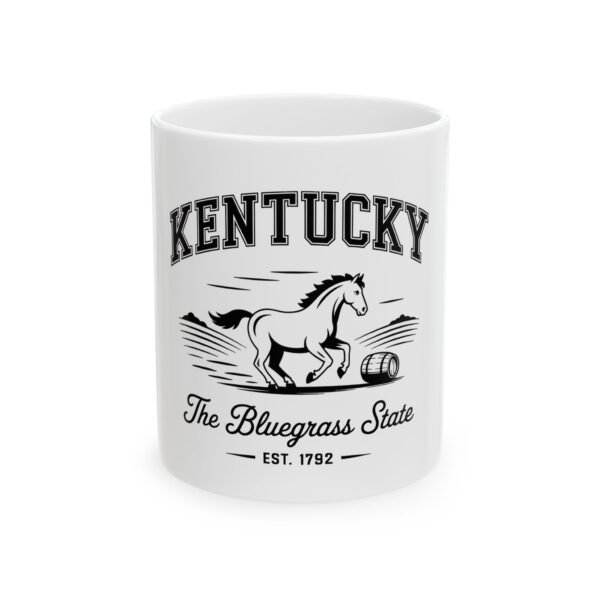 Kentucky Bluegrass Ceramic Mug, Gift for Kentucky Lovers, Coffee Cup, Home Decor, Horse Enthusiast - Image 5