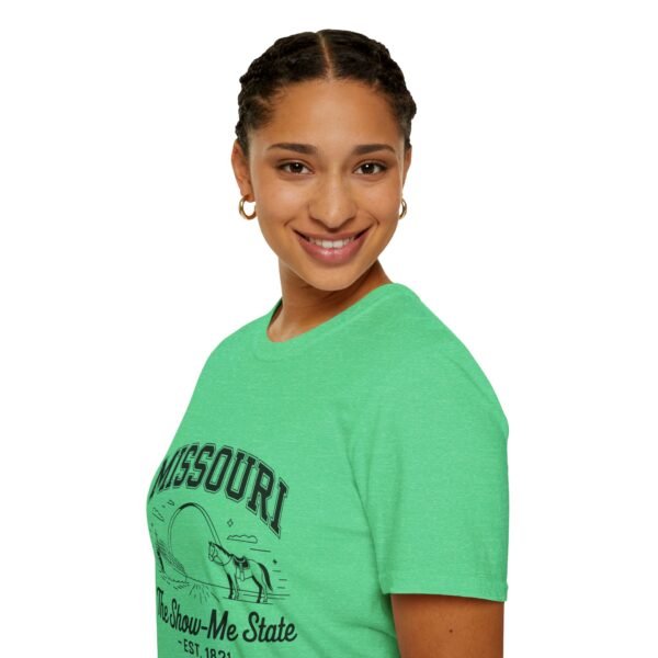Missouri Unisex Softstyle T-Shirt, Show-Me State Tee, State Pride Shirt, Gift for Travelers, Casual Wear, Souvenir Apparel - Image 9