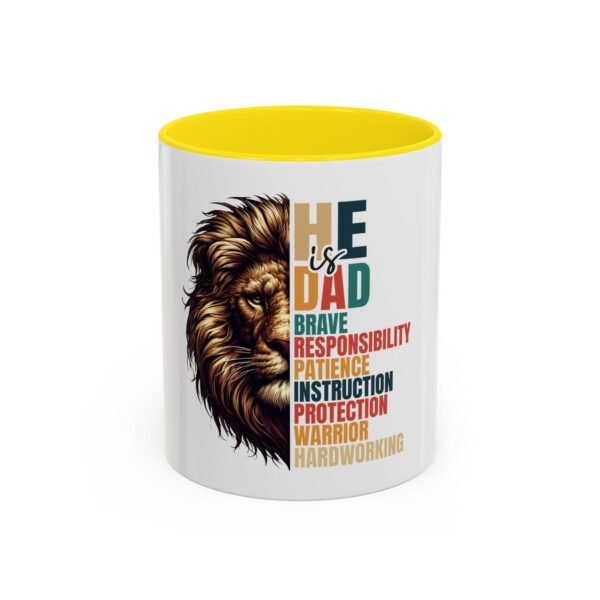 Dad-Themed Accent Coffee Mug: Perfect Gift for Father's Day, Birthday, or Everyday Appreciation, Unique Design, Coffee Lover's Must-Have - Image 29