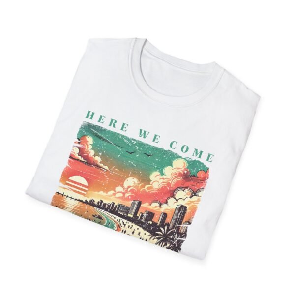 Miami Beach Vibes Unisex Softstyle T-Shirt, Summer Apparel, Vacation Tee, Graphic Shirt for Beach Lovers, Travel Gift - Image 10