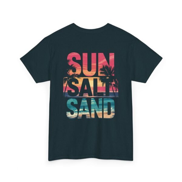Tropical Beach Tee, Sun Salt Sand T-Shirt, Summer Vibes Shirt, Ocean Lover Apparel, Beach Vacation Clothing, Coastal Gift Idea - Image 11