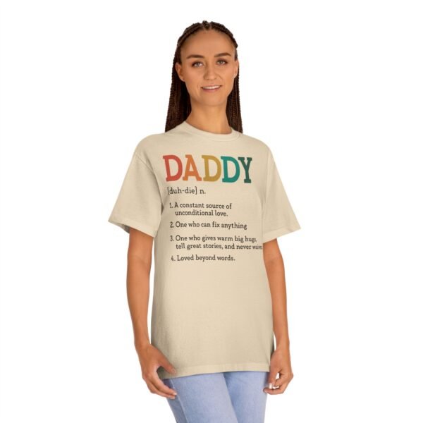 Father's Day Unisex Tee, Daddy Definition Shirt, Gift for Dad, Casual Father's Day Gift, Dad Love Tee, Daddy Humor Tee - Image 3