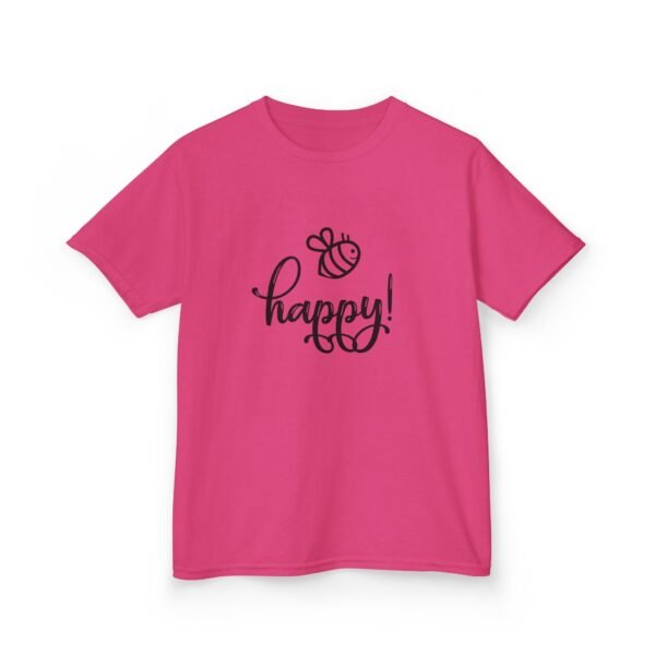Kids Happy Bee Tee | Cute Kids T-Shirt | Bee-Themed Gift | Birthday Apparel | Summer Outfit | Children's Clothing | Fun Shirt - Image 11