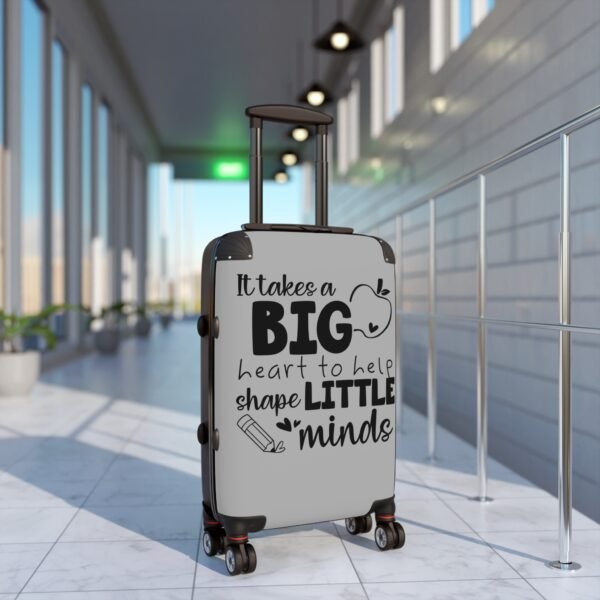 Inspirational Quote Suitcase - Travel Luggage for Teachers, Unique Gift for Educators, Motivational Carry-On for Kids' Travel, Perfect [...] - Image 3