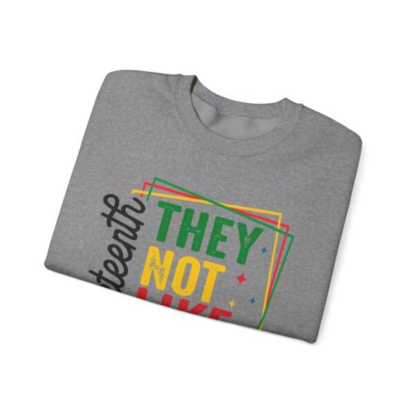 Juneteenth Celebration Crewneck Sweatshirt, Unisex Heavy Blend, Affirmation Apparel, Comfortable Gift, Equality Awareness, Black History - Image 7