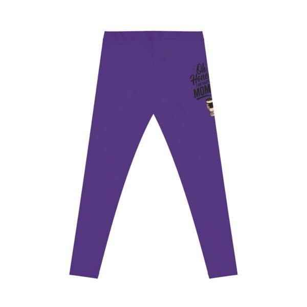 RML Oh Honey, I Am That Mom Legging | Stylish Women's AOP Fitness Pants, Casual Wear, Workout Gear, Athletic Leggings, Gift for Sisters - Image 2