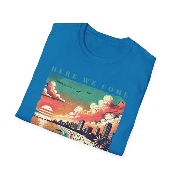 Miami Beach Vibes Unisex Softstyle T-Shirt, Summer Apparel, Vacation Tee, Graphic Shirt for Beach Lovers, Travel Gift - Image 30