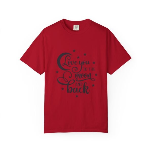 Love You to the Moon and Back Unisex T-Shirt | Cute Gift for Him/Her, Relaxed Fit Tee, Relationship Gift, Gift for Parents, Couple's Shirt - Image 16