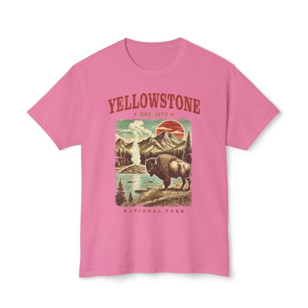 Vintage Yellowstone T-Shirt, National Park Tee, Nature Lover Gift, Outdoor Adventure Shirt, Travel Souvenir, Unisex Apparel - Image 2
