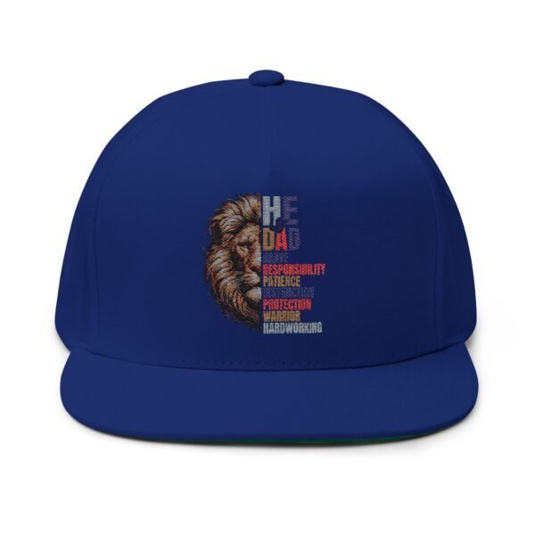 Empowering Dad Cap | Flat Bill Cap with Inspirational Embroidery, Perfect Gift for Father's Day, Dad's Birthday, Casual Style, Trendy [...] - Image 9