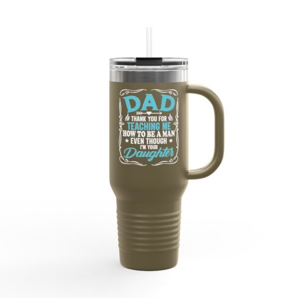 Insulated Travel Mug, 40oz | Personalized Gift for Dad | Humor & Motivation | Perfect for Road Trips, Work, or Gifting | BPA-Free Drinkware - Image 2