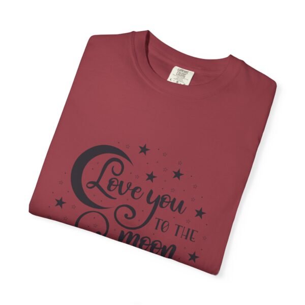 Love You to the Moon and Back Unisex T-Shirt | Cute Gift for Him/Her, Relaxed Fit Tee, Relationship Gift, Gift for Parents, Couple's Shirt - Image 14